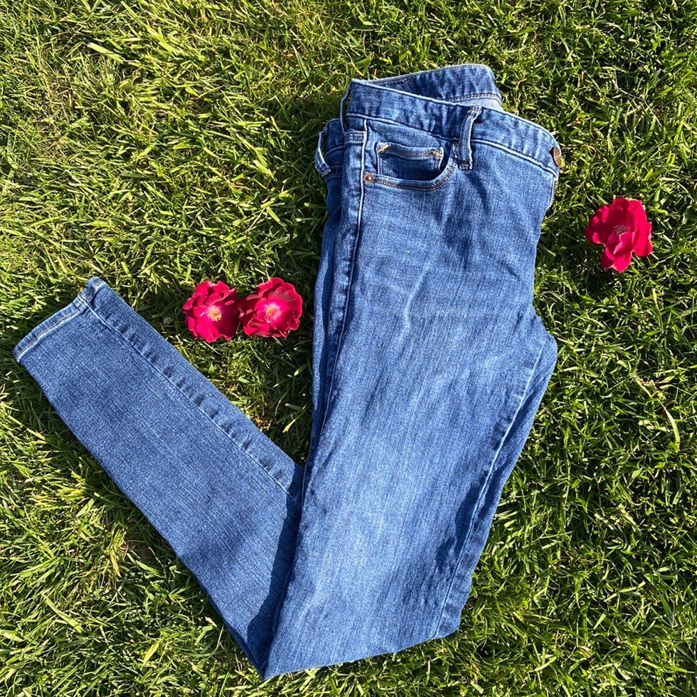 Express Low Rise Skinny Jeans